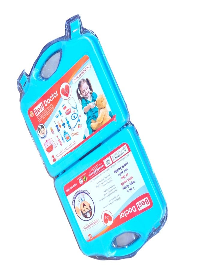 JNiL Doctor Play Set with Foldable Suitcase, Compact Medical Accessories Pretend Play-Multicolor - Image 5